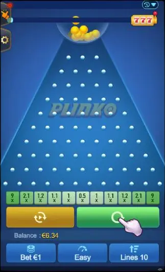 Plinko w trybie demonstracyjnym Plinko w trybie demonstracyjnym